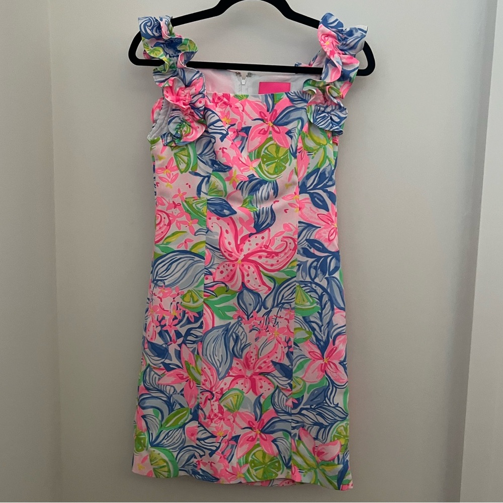 Lilly Pulitzer Steffi stretch shift dress size 0